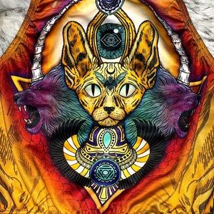 Liquid Dream Sphinx Halter top